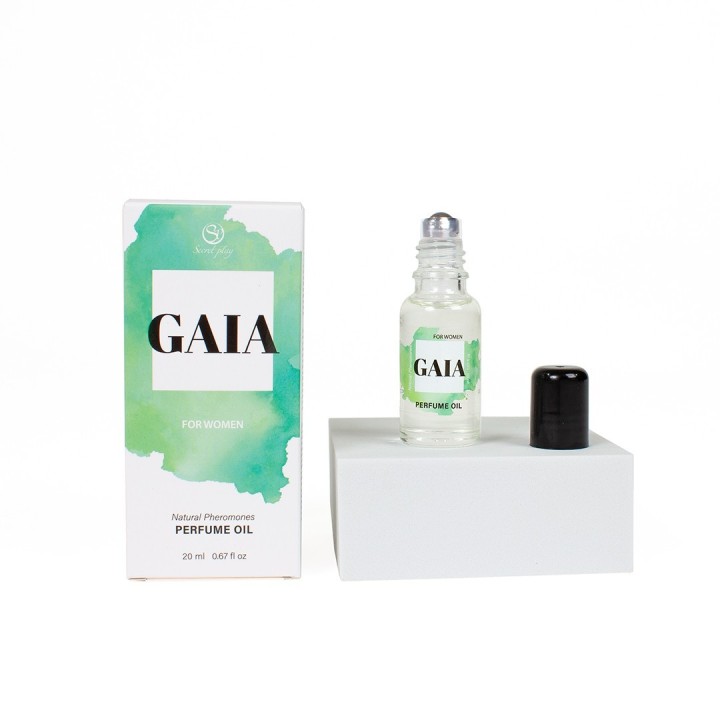 SECRETPLAY - GAIA PERFUME NATURAL FEROMONAS EN ACEITE PARA MUJER 20 ML