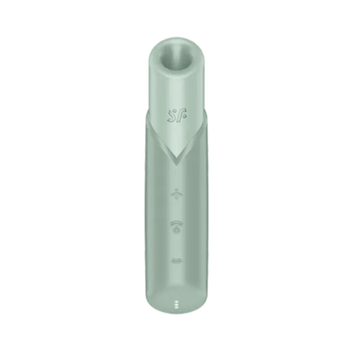 SATISFYER - NAUGHTY KISS ESTIMULADOR CLÍTORIS POR ONDAS VERDE AGUA
