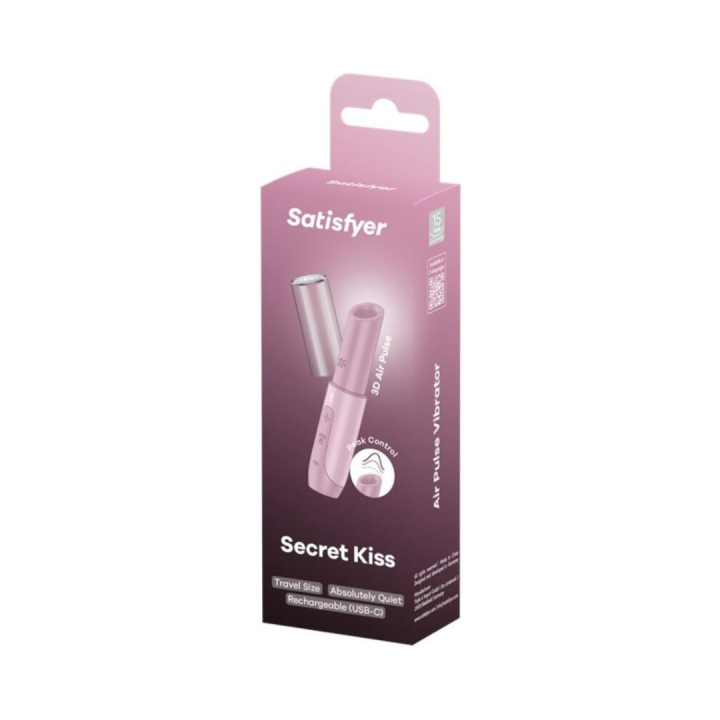 SATISFYER - SECRET KISS ESTIMULADOR CLÍTORIS POR ONDAS ROSA