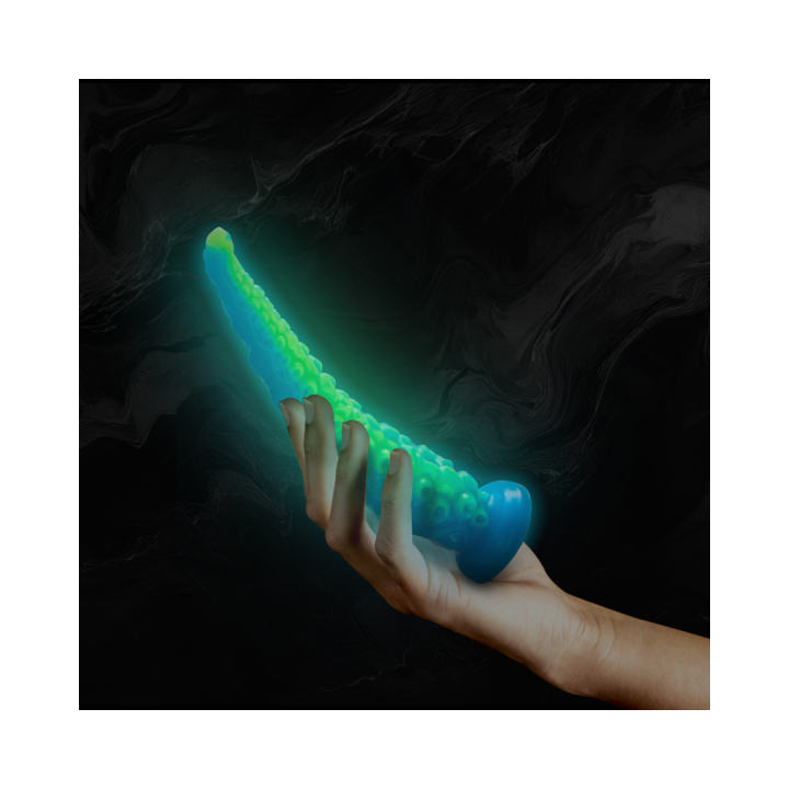 EPIC - SCYLLA DILDO TENTÁCULO FINO FLUORESCENTE TAMAÑO PEQUEÑO