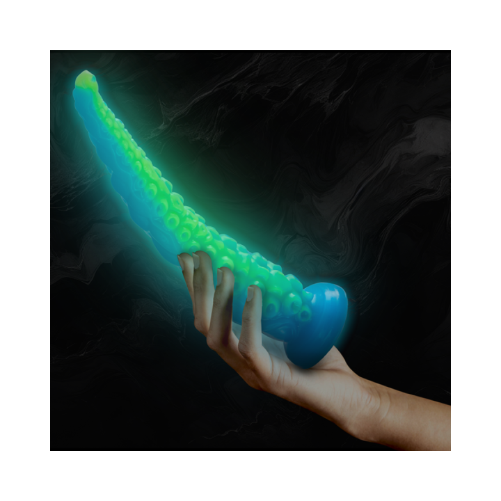 EPIC - SCYLLA DILDO TENTÁCULO FINO FLUORESCENTE TAMAÑO GRANDE