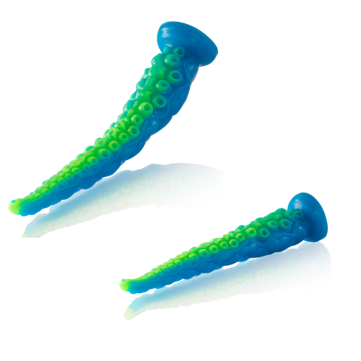 EPIC - SCYLLA DILDO TENTÁCULO FINO FLUORESCENTE TAMAÑO GRANDE