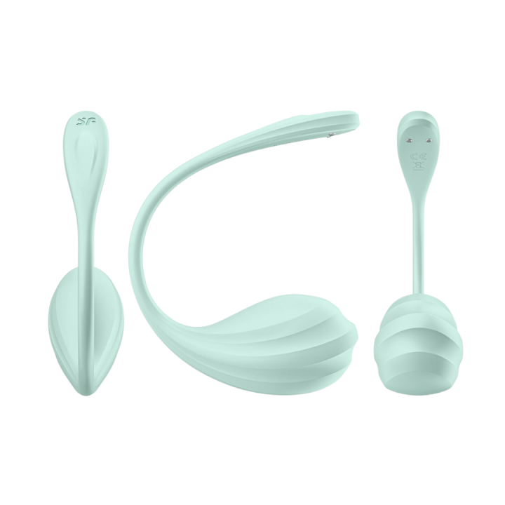 SATISFYER - SMOOTH PETAL ESTIMULADOR PUNTO G CELESTE APP GRATUITA