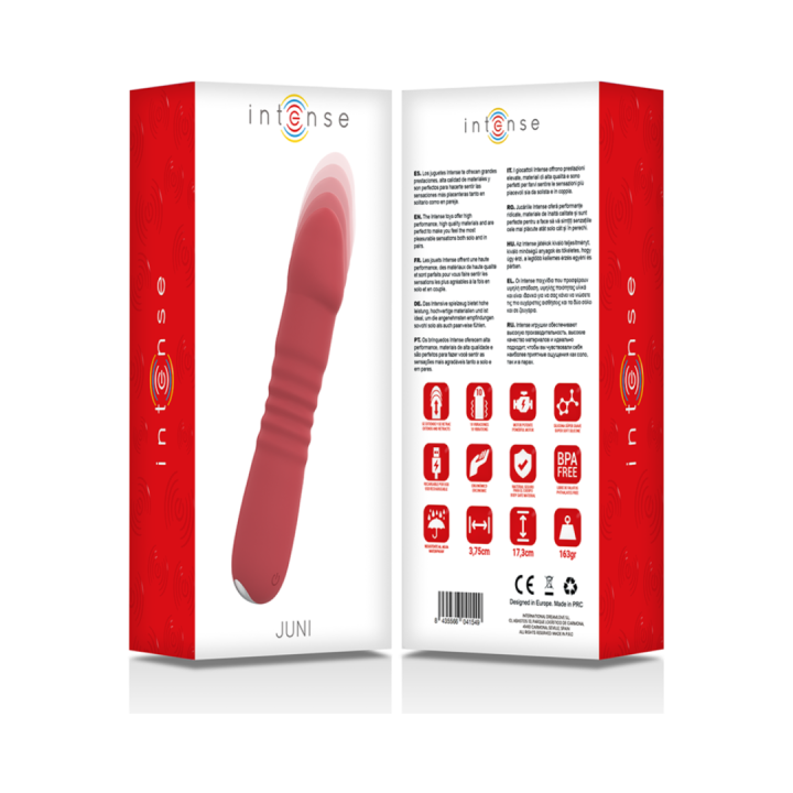 INTENSE - JUNI UP & DOWN 10 VIBRACIONES ROJO