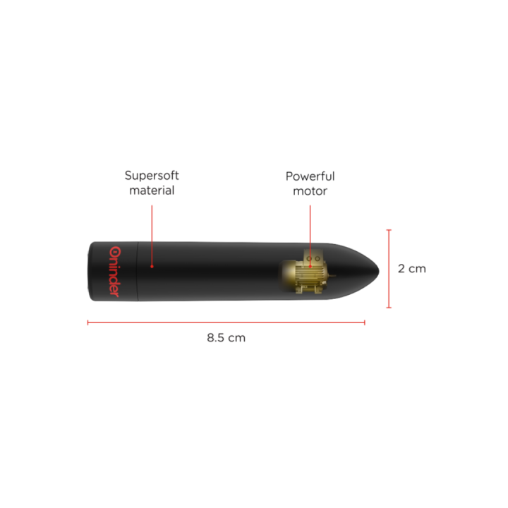 ONINDER - BERLIN BALA VIBRADORA NEGRO - APP GRATUITA