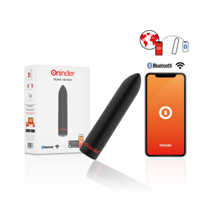ONINDER - BERLIN BALA VIBRADORA NEGRO - APP GRATUITA
