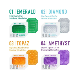 Tenga Uni Variety Masturbador Dedal Pack 4uds