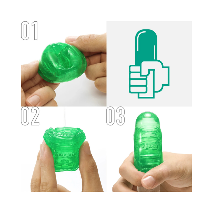 Tenga Uni Variety Masturbador Dedal Pack 4uds