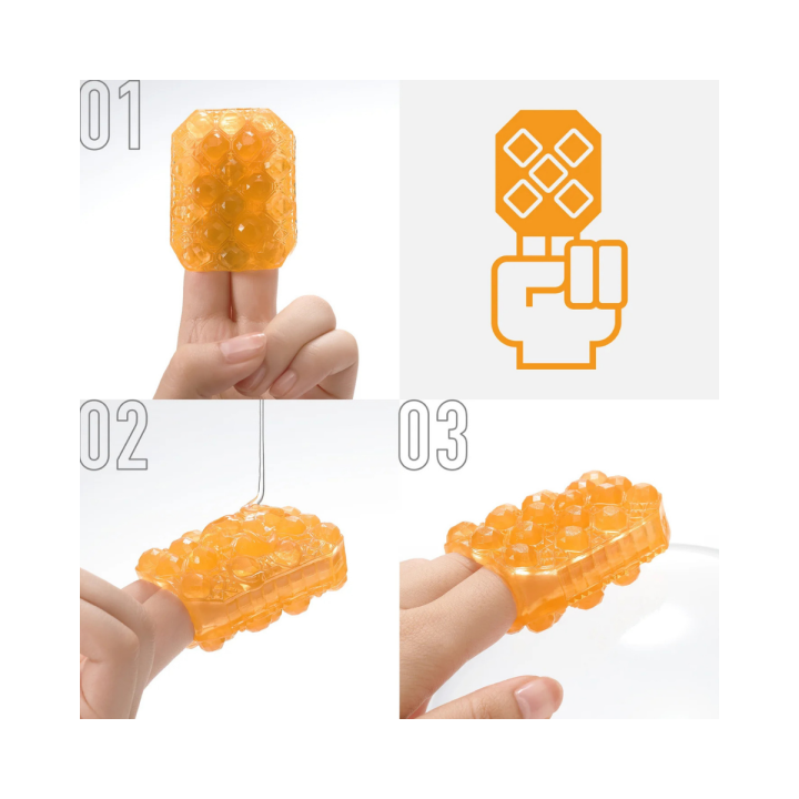 Tenga Uni Variety Masturbador Dedal Pack 4uds