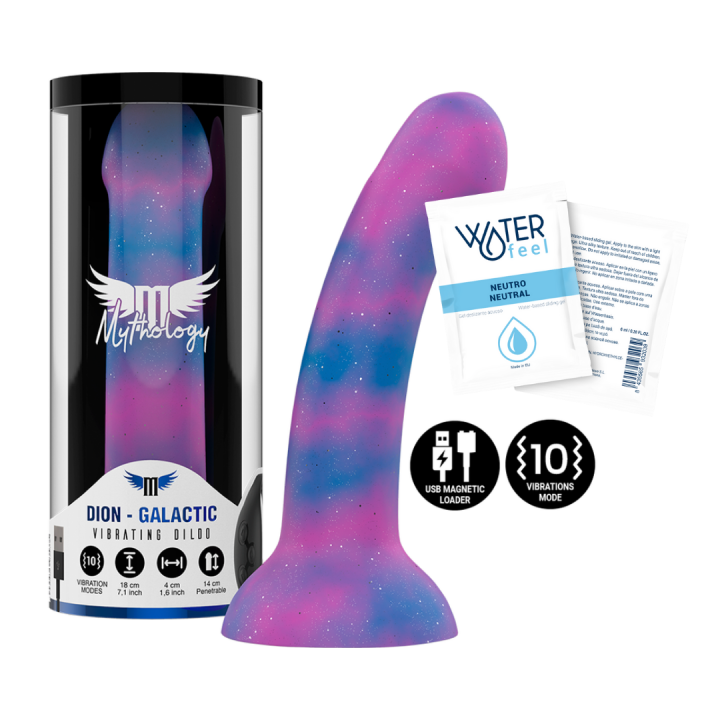 MYTHOLOGY - DION GALACTIC DILDO M - VIBRADOR COMPATIBLE CON WATCHME WIRELESS TECHNOLOGY