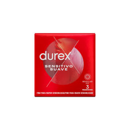 DUREX - SENSITIVO SUAVE 3 UNIDADES