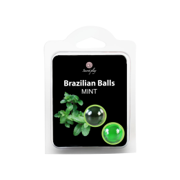 Set 2 Brazilian Balls Secret Play menta pequeñas perlas de placer que se funden al contacto con la piel.