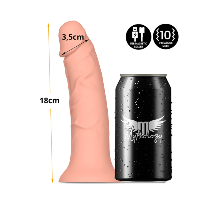 MYTHOLOGY - ASHER ORIGINAL DILDO S - VIBRADOR COMPATIBLE CON WATCHME WIRELESS TECHNOLOGY