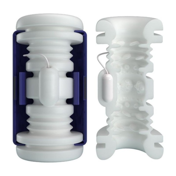 PRETTY LOVE - DJ LADY MASTURBADOR MASCULINO CON VIBRACIÓN 5 CONFIGURACIONES MORADO