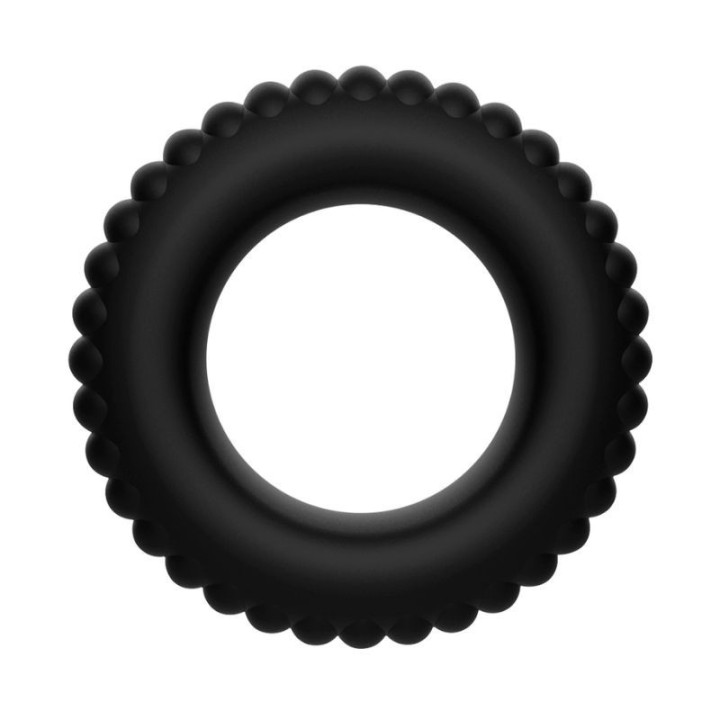 Anillo redondo clásico en silicona del set ADDICTED TOYS.