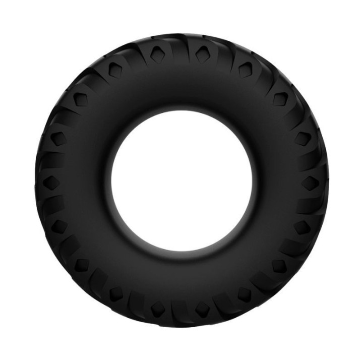 Anillo texturizado incluido en el set de anillos ADDICTED TOYS.