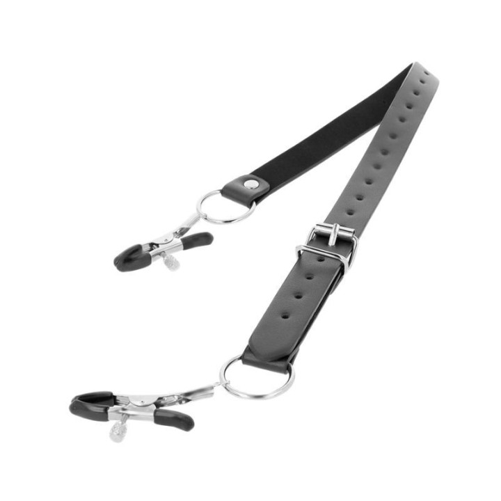 KINK - PINZAS PARA CLÍTORIS 4 ENGANCHES AJUSTABLE 34-48 CM