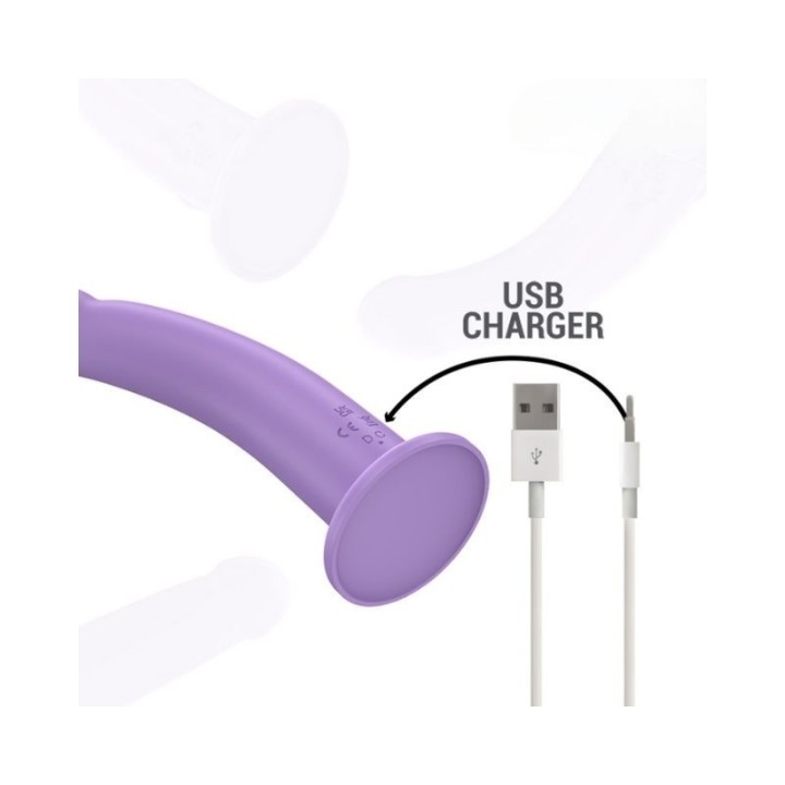 INTENSE - EDDIE VIBRADOR 17,5 CM 10 VIBRACIONES MORADO CONTROL REMOTO