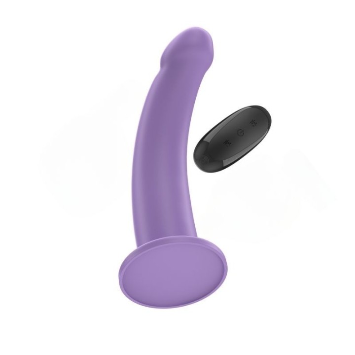 INTENSE - EDDIE VIBRADOR 17,5 CM 10 VIBRACIONES MORADO CONTROL REMOTO