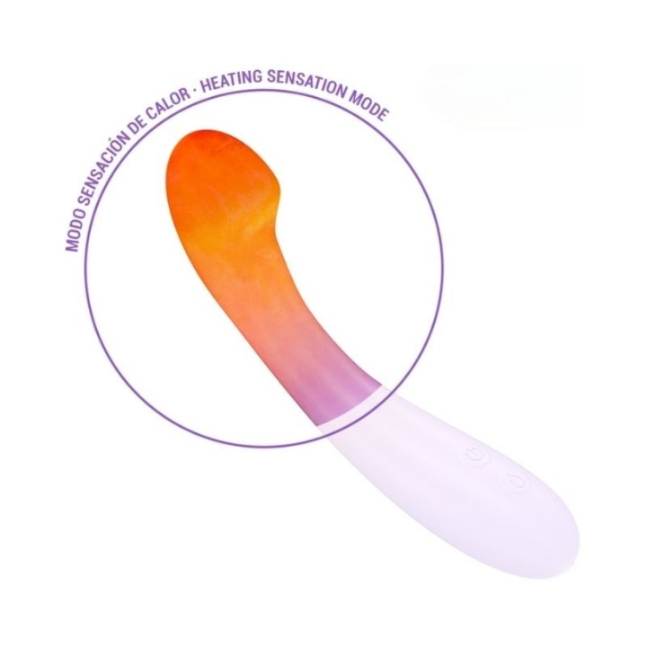 INTENSE - BECKY VIBRADOR 19 CM CALENTABLE 7 VIBRACIONES MORADO