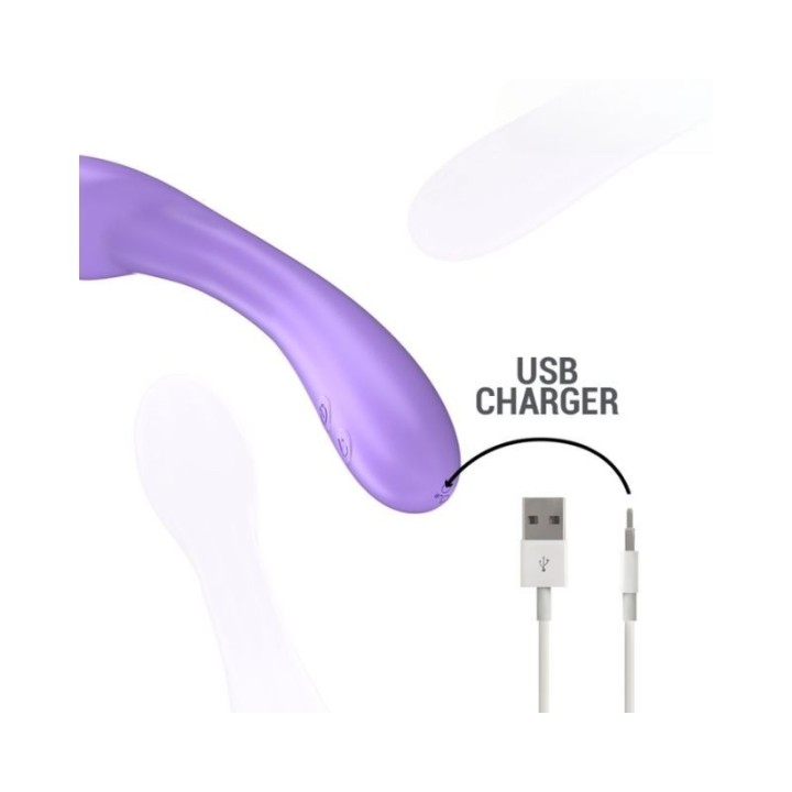 INTENSE - BECKY VIBRADOR 19 CM CALENTABLE 7 VIBRACIONES MORADO