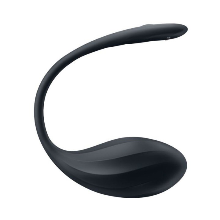 SATISFYER - RIBBED PETAL ESTIMULADOR PUNTO G CONTROL REMOTO NEGRO APP GRATUITA