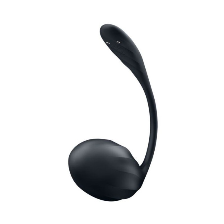 SATISFYER - RIBBED PETAL ESTIMULADOR PUNTO G CONTROL REMOTO NEGRO APP GRATUITA