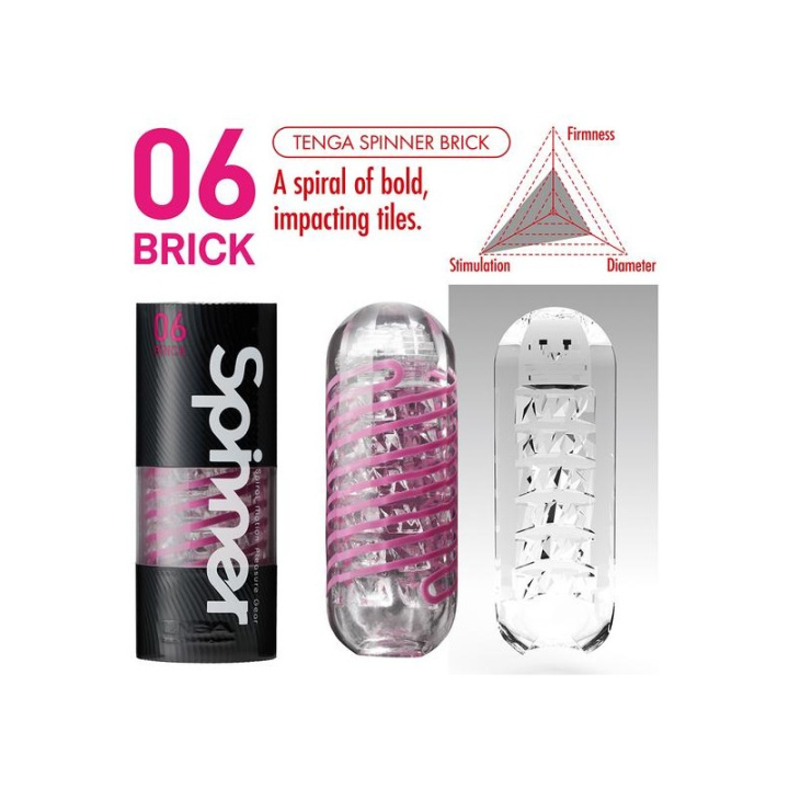 TENGA Masturbador brick Spinner TENGA
