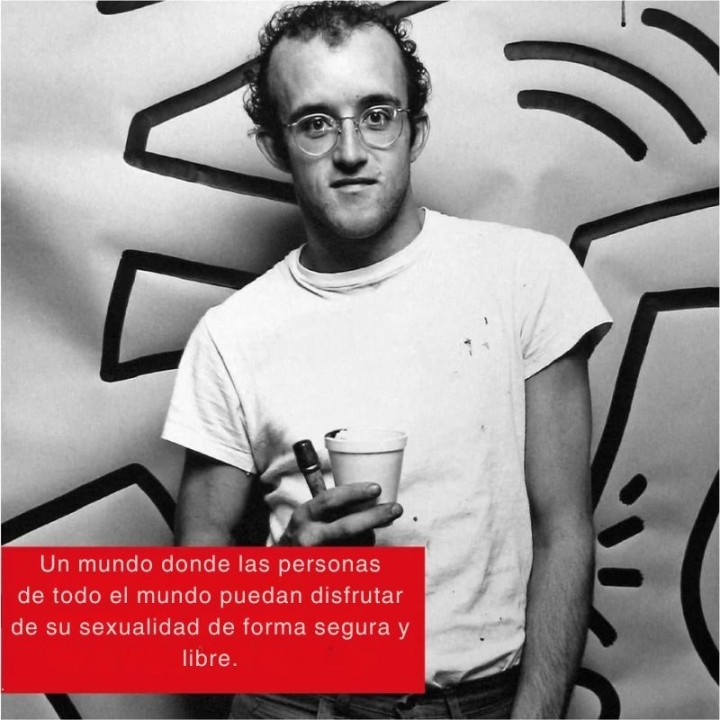 Fotografía de Keith Haring