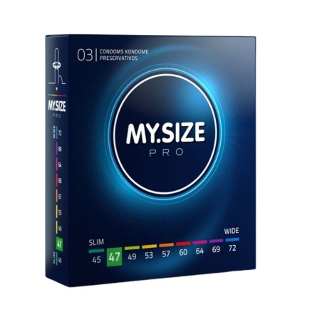 My Size Pro — Preservativos Talla 47 mm  — caja 3 unidades