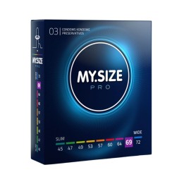 My Size Pro — Preservativos Talla 69 mm  — caja 3 unidades