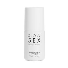 Aceite de masaje con CBD Slow Sex 30 ml, efecto relajante y sensual.