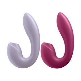 SATISFYER SUNRAY VIBRADOR INSERTABLE CON AIR PULSE, BERRY_LILA_