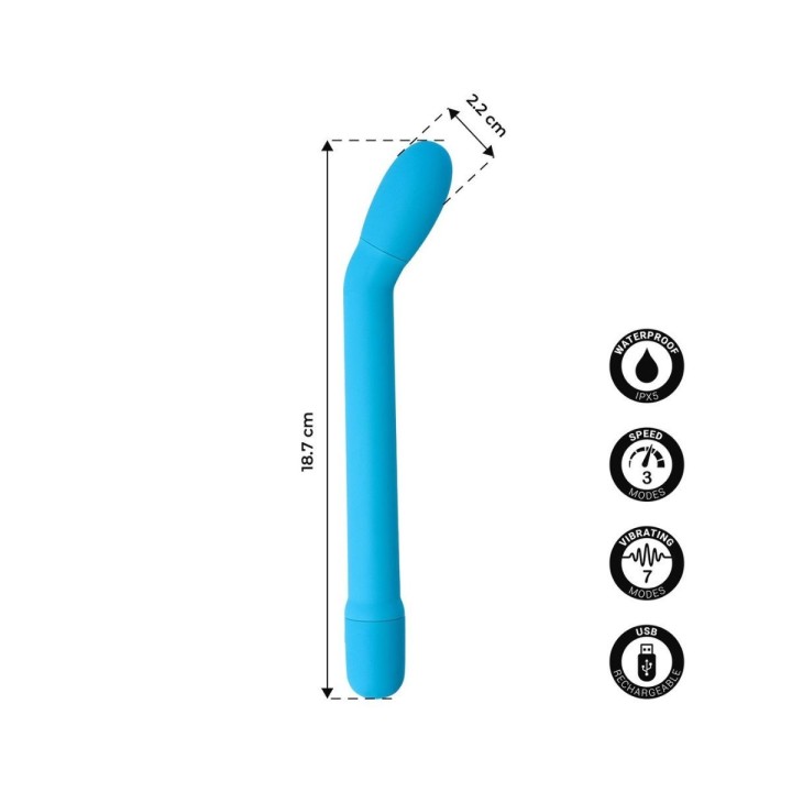 CARESS G-SPOT VIBRATOR BLUE