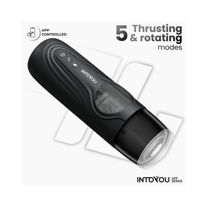 INTOYOU APP SERIES EGOR MASTURBADOR MASCULINO CON ROTACIÓN Y THRUSTING CON APP