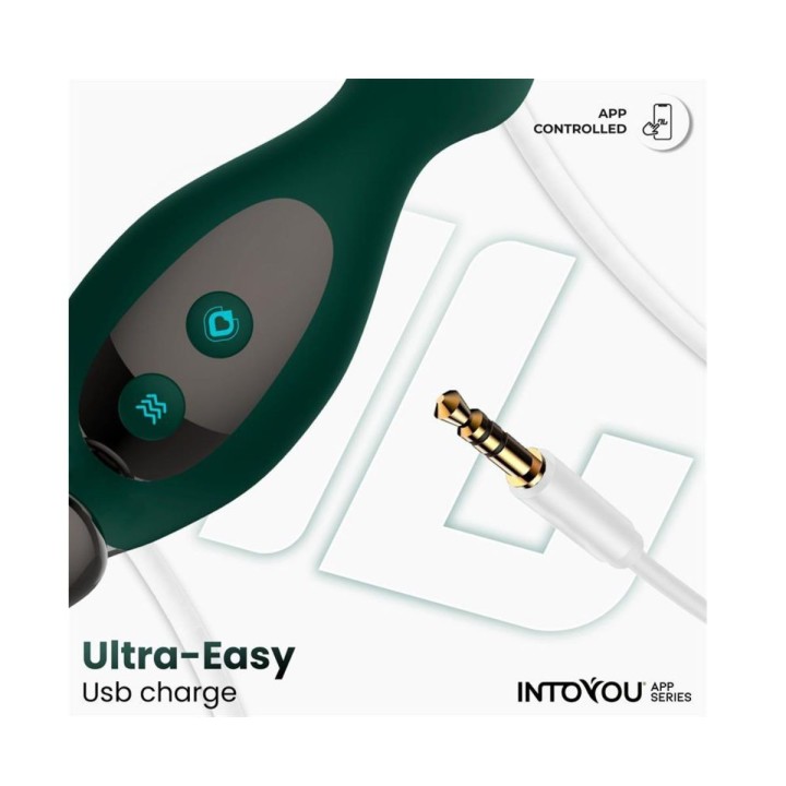 GREENY MASAJEADOR PROSTÁTICO CON FINGER WIGGLING Y APP