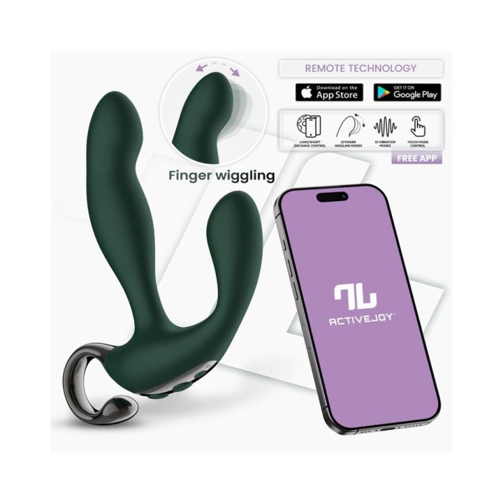 GREENY MASAJEADOR PROSTÁTICO CON FINGER WIGGLING Y APP