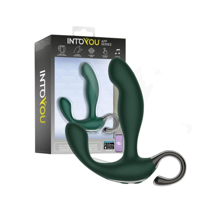 GREENY MASAJEADOR PROSTÁTICO CON FINGER WIGGLING Y APP