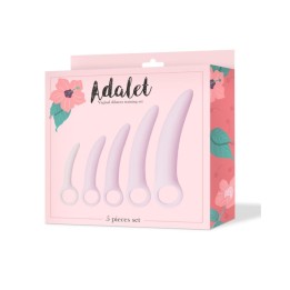 Set ADALET de 5 dilatadores vaginales de silicona, vista principal.