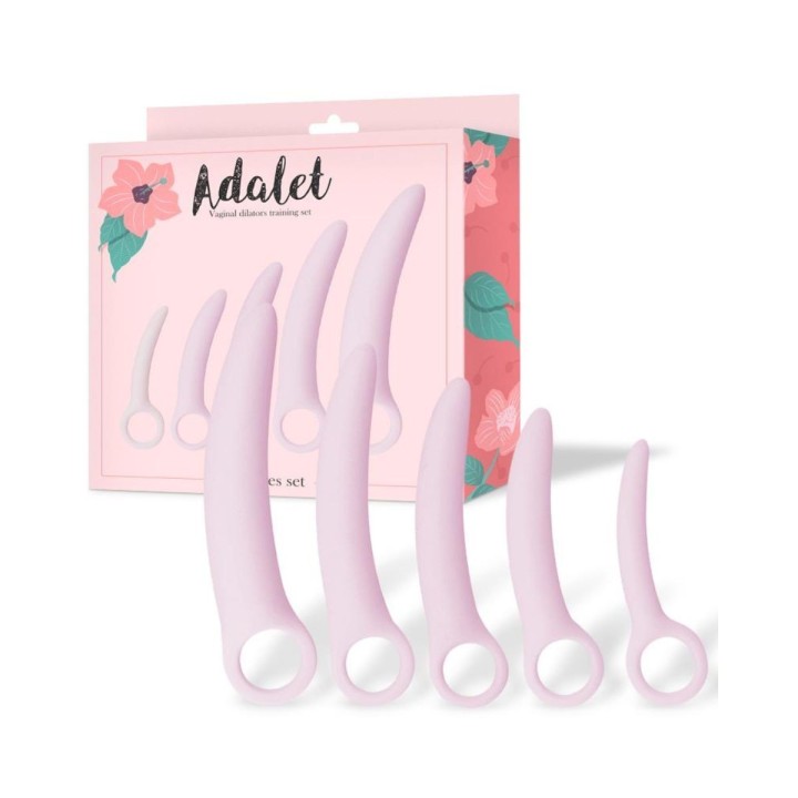 Medidas detalladas de cada dilatador del set ADALET.