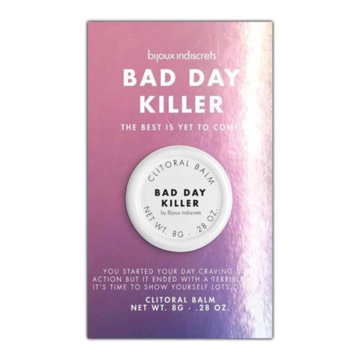 Packaging del Bálsamo Bad Day Killer de Bijoux Clitherapy con aroma a anís estrellado
