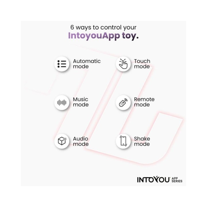 INTOYOU APP SERIES Huevo Vibrador con Movimiento Waving con APP USB