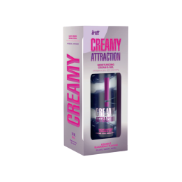 ⁠CREAMY ATTRACTION BLACK BERRY KISSABLE CREAM & GEL BLACK BERRY FLAVOR - CREMA Y GEL BESABLES CREAMY ATTRACTION DE MORA NEGRA SA
