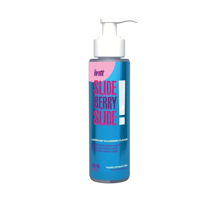 SLIDE  BERRY  SLIDE!	WATER BASED LUBRICANT  SLIDE BERRY ¡SLIDE! LUBRICANTE A BASE DE AGUA