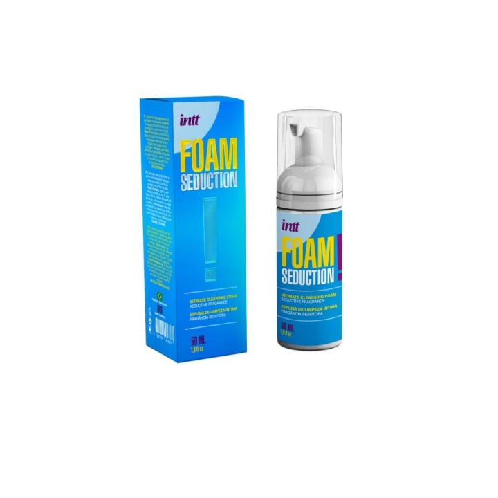 ¡ESPUMA SEDUCTORA! ESPUMA LIMPIADORA ÍNTIMA    FOAM SEDUCTION! INTIMATE CLEANSING FOAM