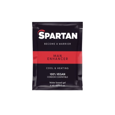 SPARTAN - GEL POTENCIADOR ERECCIÓN EFECTO FRÍO-CALOR 100% VEGANO 4ML
