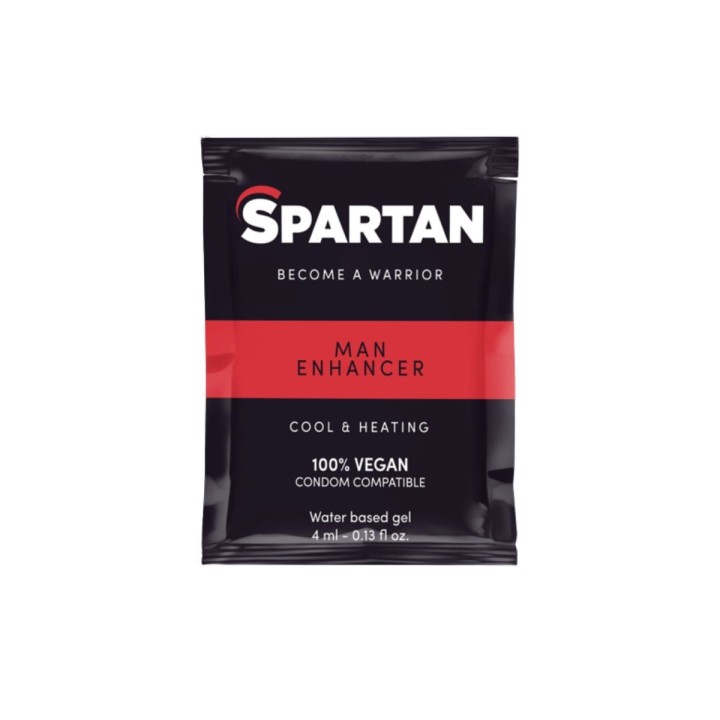 SPARTAN - GEL POTENCIADOR ERECCIÓN EFECTO FRÍO-CALOR 100% VEGANO 4ML