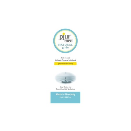 PJUR - MONODOSIS MED NATURAL LUBRICANTE BASE AGUA 2 ML