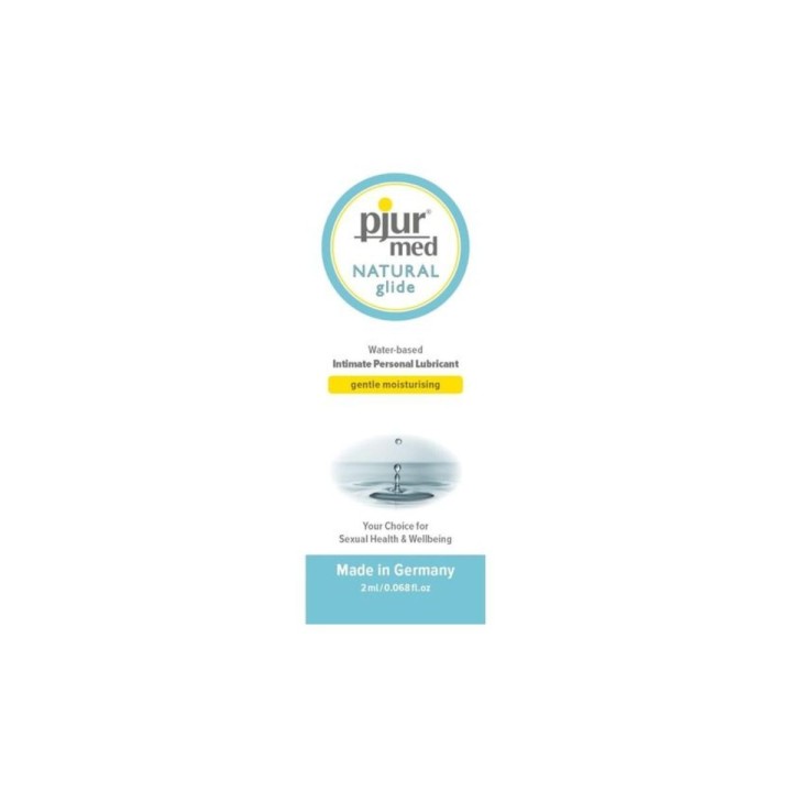 PJUR - MONODOSIS MED NATURAL LUBRICANTE BASE AGUA 2 ML