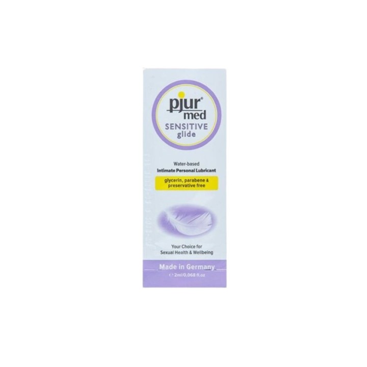 PJUR - MONODOSIS  MED SENSITIVE GLIDE LUBRICANTE BASE AGUA 2 ML
